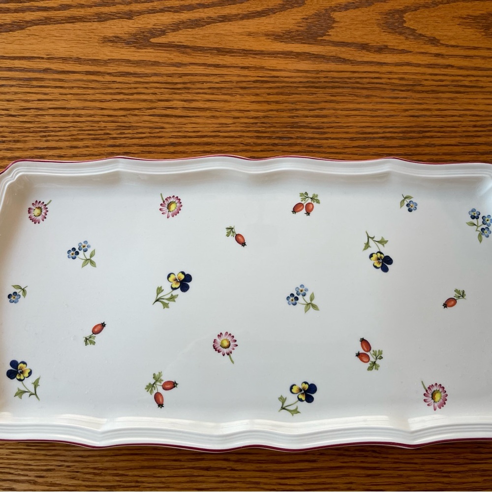 Villeroy & Boch Petite Fleur Large Sandwich Tray